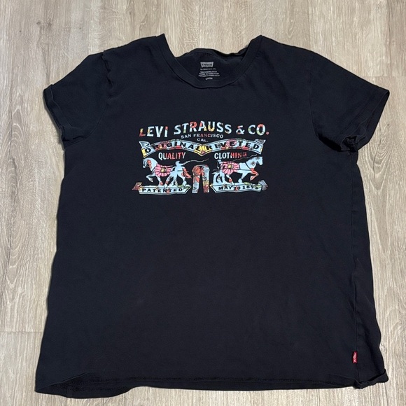 Levi's Kids Graphic Black Tee - Picture 1 of 1